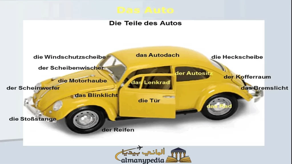 اجزاء-السيارة-الداخلية-باللغة-الألمانية
