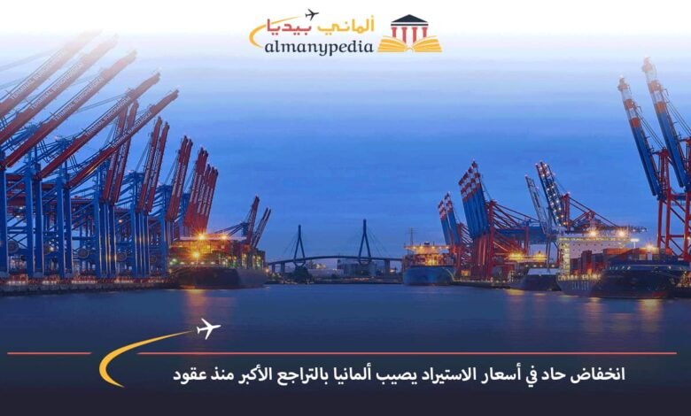 انخفاض-حاد-في-أسعار-الاستيراد-يصيب-ألمانيا-بالتراجع-الأكبر-منذ-عقود