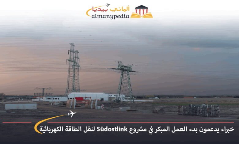 خبراء-يدعمون-بدء-العمل-المبكر-في-مشروع-Südostlink-لنقل-الطاقة-الكهربائية